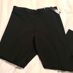 Alice + Olivia Black Flared 3/4 length trousers